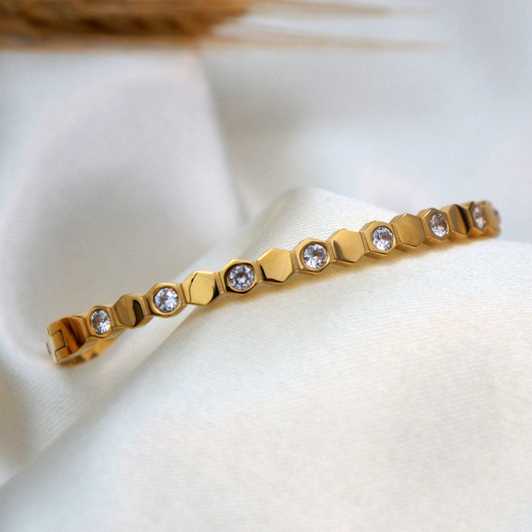 Honeycomb Cystal Bracelet