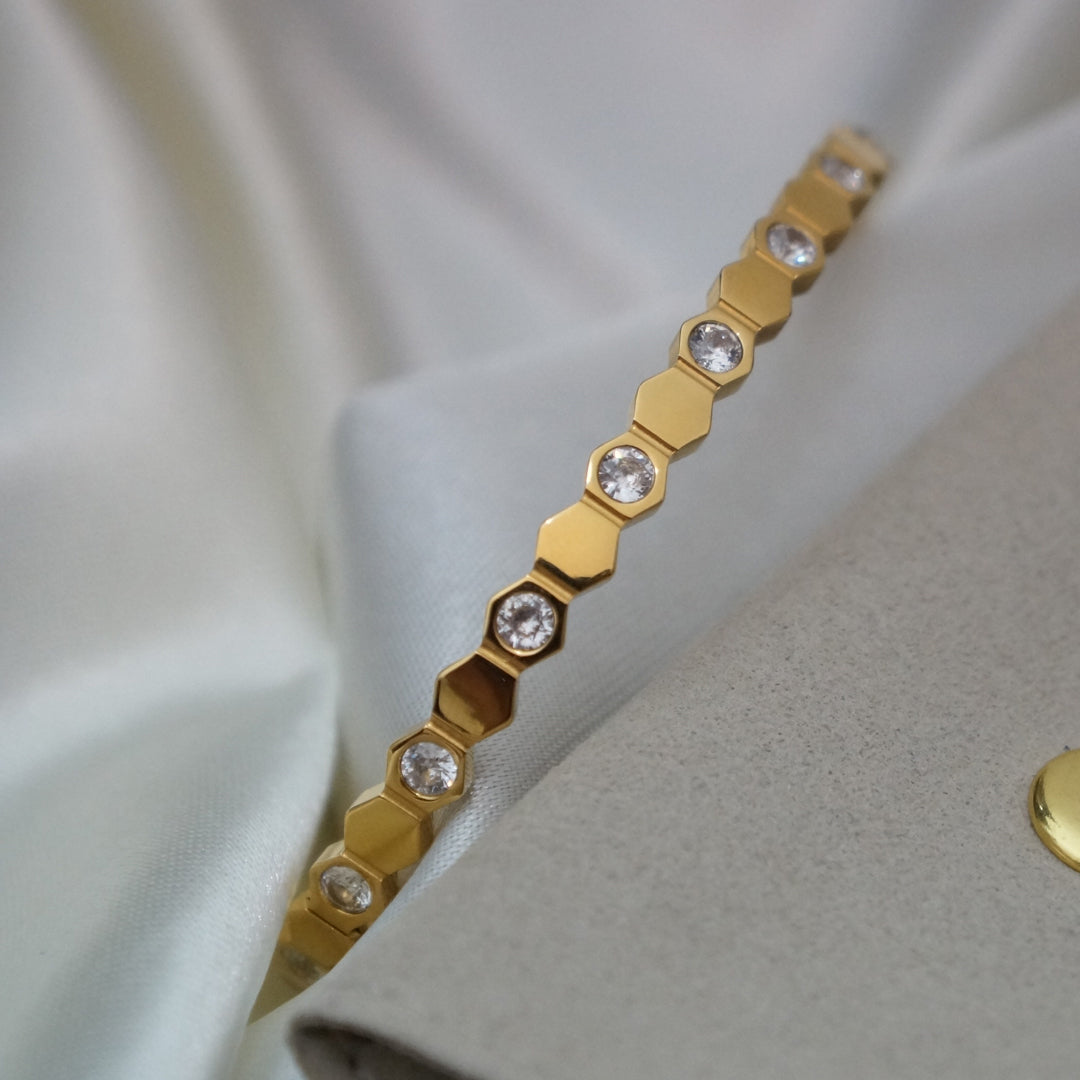 Honeycomb Cystal Bracelet