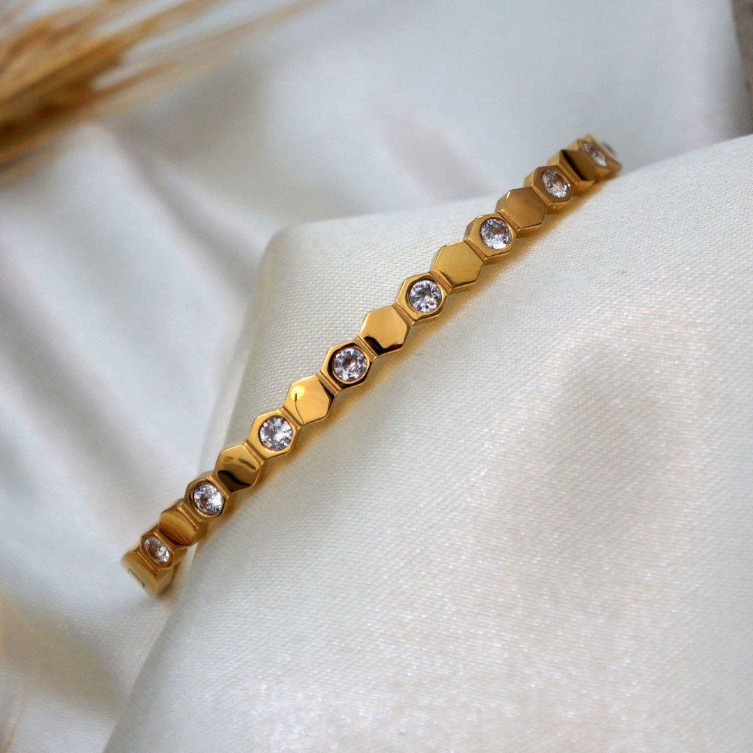 Honeycomb Cystal Bracelet